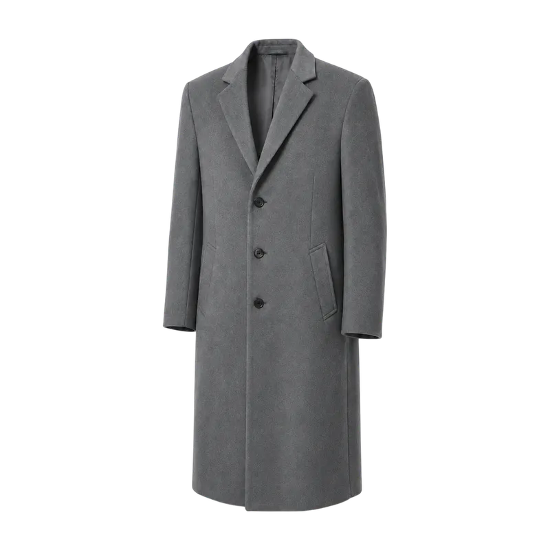 grey overcoat