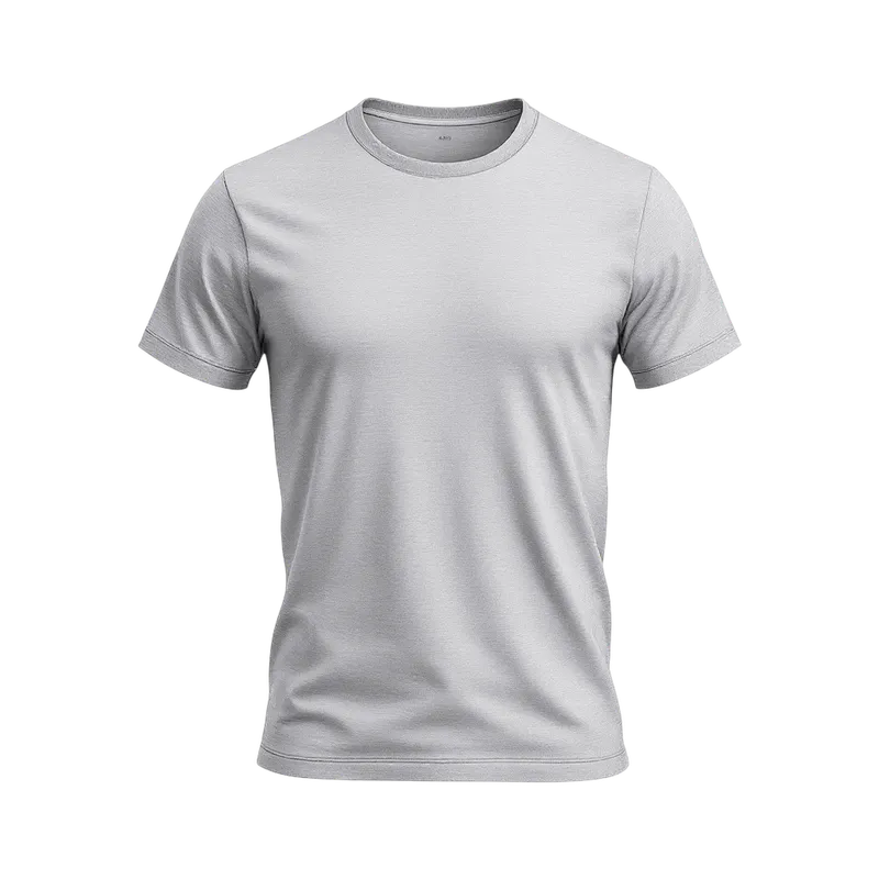 silver t-shirt