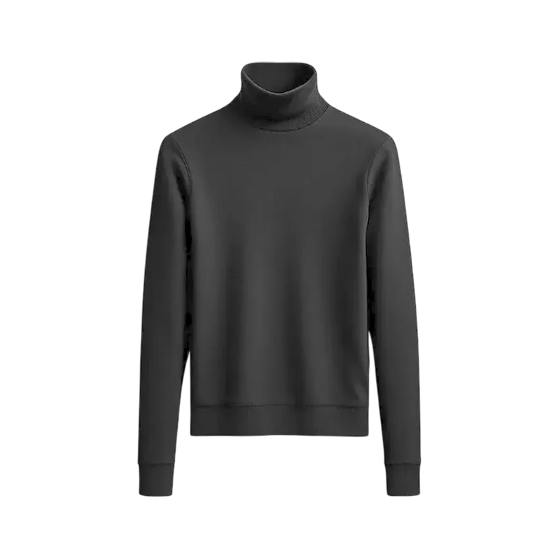 charcoal turtleneck